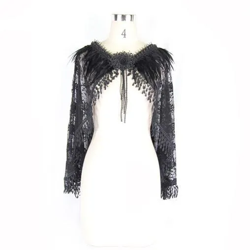 Women's Vintage Goth Cape Dress