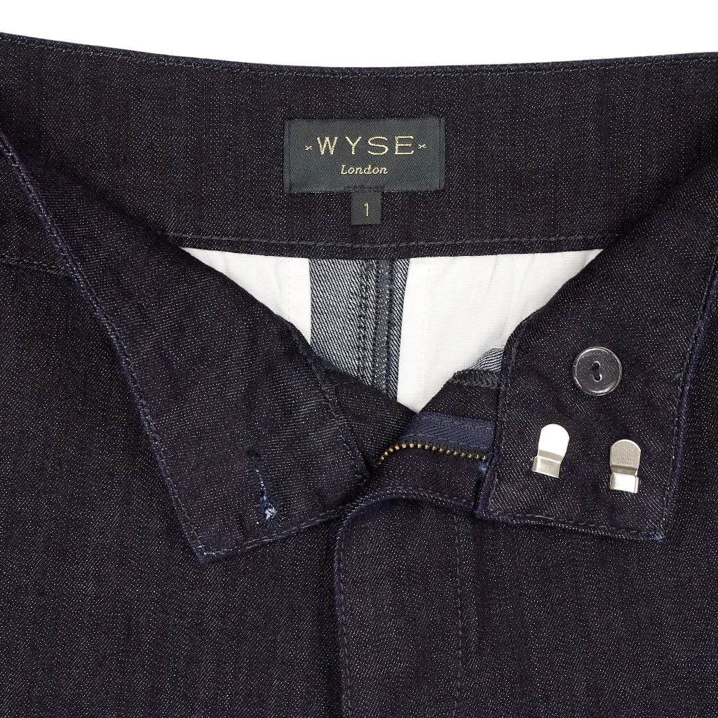 Wyse Navy Denim Culottes UK 8