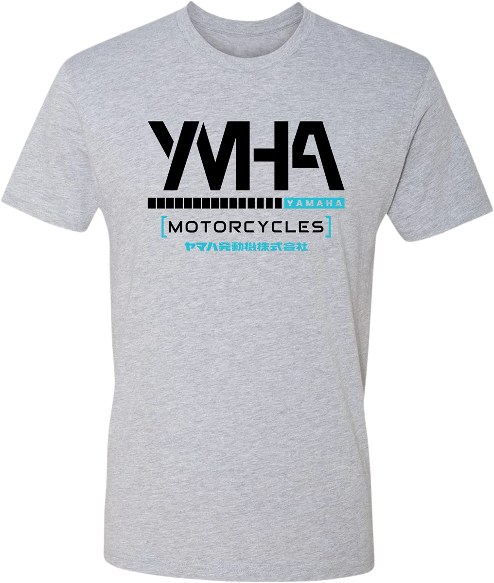 YAMAHA APPAREL Yamaha Rev T-Shirt - Heather Gray - Large NP21S-M3141-L