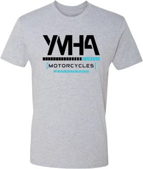 YAMAHA APPAREL Yamaha Rev T-Shirt - Heather Gray - XL NP21S-M3141-XL